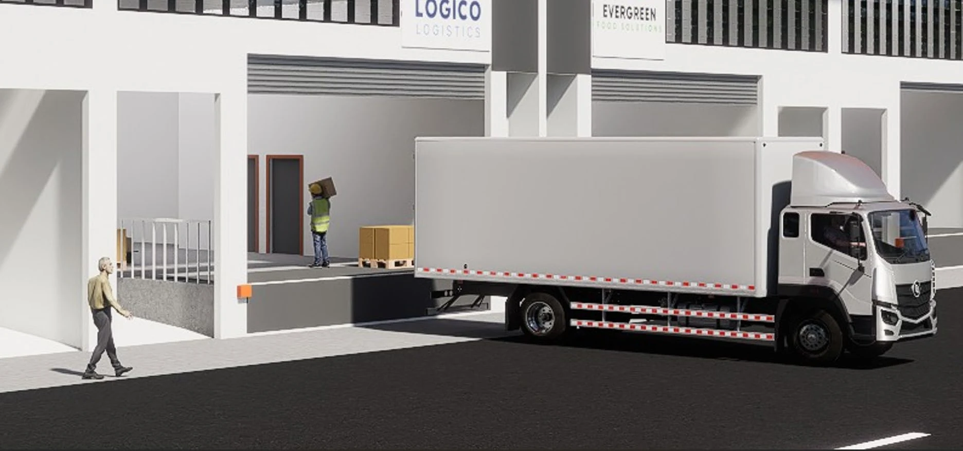 Grande factory loading area — developer’s artist impression
